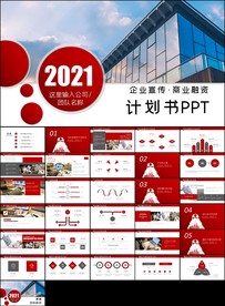 商业创业融资商业计划书ppt