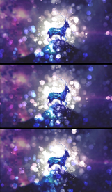 梦幻鹿光斑背景视频