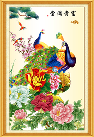 丹凤朝阳  富贵满堂