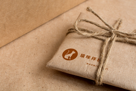 品牌logo牛皮纸样机