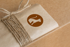 品牌logo牛皮纸样机