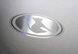 品牌logo纸质烫金银样机