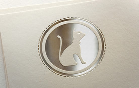 品牌logo纸质烫银样机