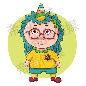 卡通独角兽形象