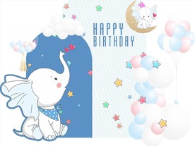 宝宝生日宴    小飞象