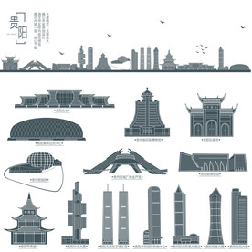 贵阳地标建筑剪影