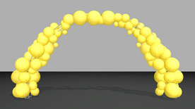 气球拱门效果图