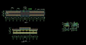 仿古长廊施工图