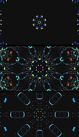 动感舞台万花筒背景视频