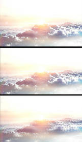 梦幻云海日出动态背景