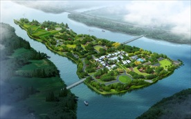 圆领景观分层psd