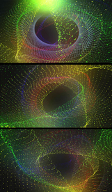彩色粒子空间背景视频