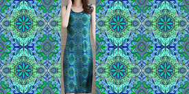 几何花型服装设计