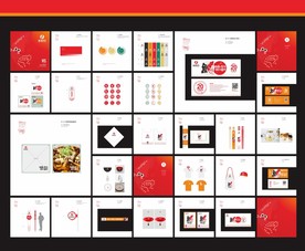 鱿鱼餐饮VI设计