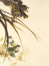 青蛙水墨画中国画