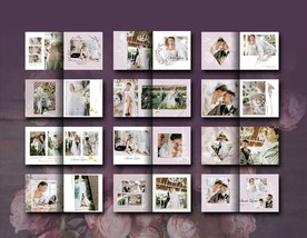 婚纱照相册  相册模板