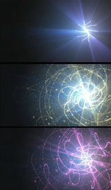 梦幻粒子线条扩散背景特效