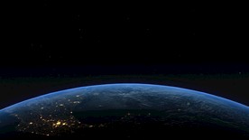 大气地球日出片头开场