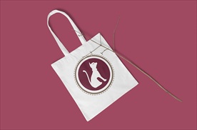 品牌logo手提袋纸袋样机