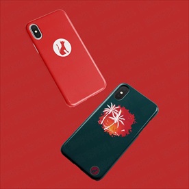 文创手机壳logo样机