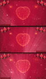 新年烟花无限循环舞台背景