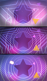 几何图形动感节奏视频背景