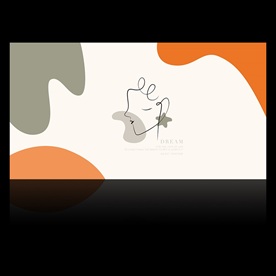 北欧简约几何抽象桌垫