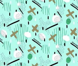 泥点 线条 几何