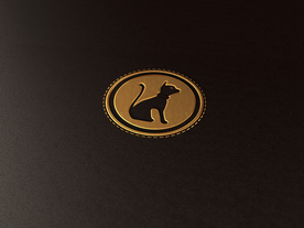 品牌logo纸质烫金银样机