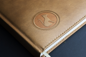 品牌logo皮革样机