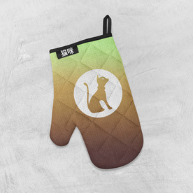 品牌logo防烫手套