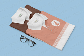 公司品牌logo文化衫样机