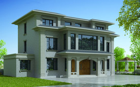 外墙砖效果图 自建房