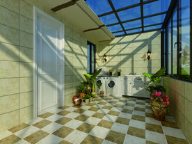 阳台  外墙砖效果图 自建房