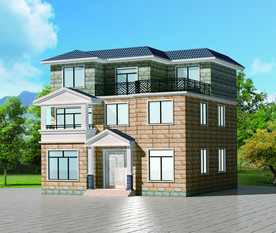 外墙砖效果图 自建房