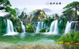 山水画 水墨山水画 意境山水画