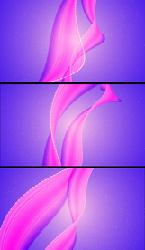 4K紫色梦幻丝带飘动特效背景