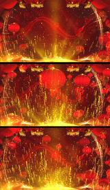 喜庆大红灯笼新年视频素材