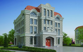 外墙砖效果图 自建房