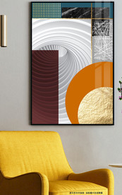 现代简约抽象立体空间装饰画