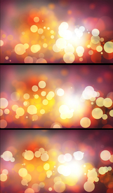 暖色光斑动态视频背景