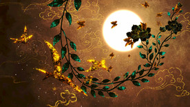 祥云月亮花朵 舞台舞美背景视频