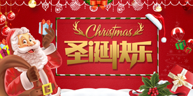 精美大气简约圣诞节展板