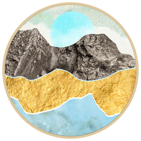 北欧现代圆形装饰画