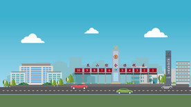 昆山综合保税区矢量建筑