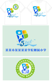 5班班服班旗矢量图高清图