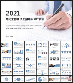年度述职报告PPT