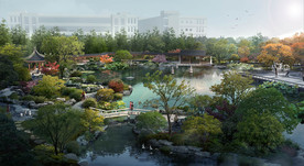 苏州古典园林 效果图
