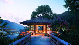 度假区旅游 效果图