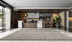 现代极简背景墙空景